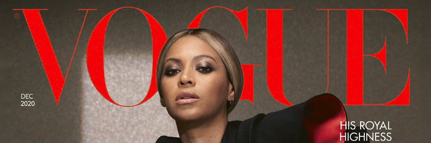 VOGUE magazine cover featuring Beyonce in the December 2020 issue. Photo Credit: VOGUE Magazine.