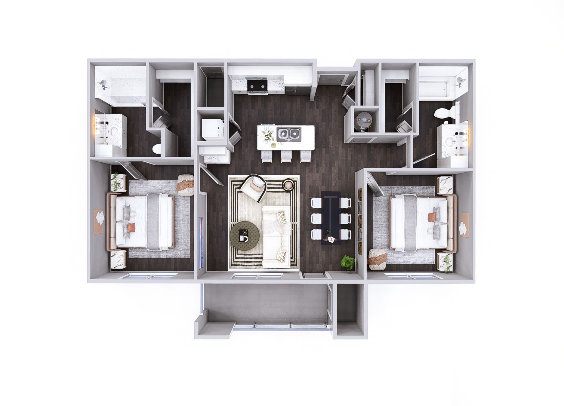 The Hamilton - Diagram, Floor Plan
