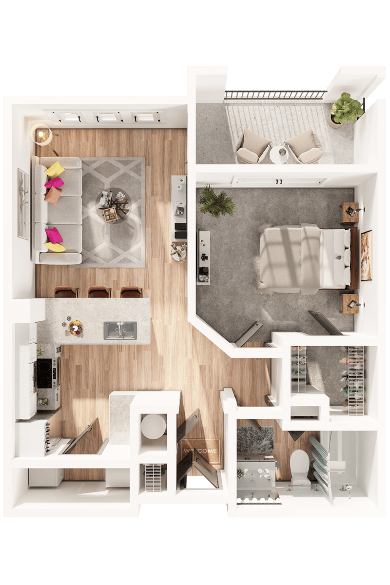 Comfortable Apartments in Atlanta, GA The Brooke