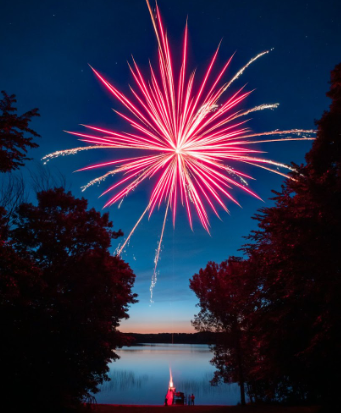 Apex - Fireworks, Nature, Night