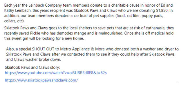 Leinbach - Page, Text