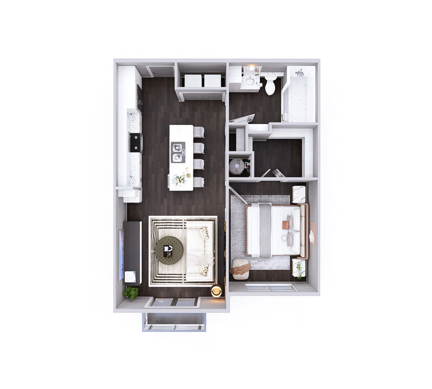 The Hamilton - Diagram, Floor Plan