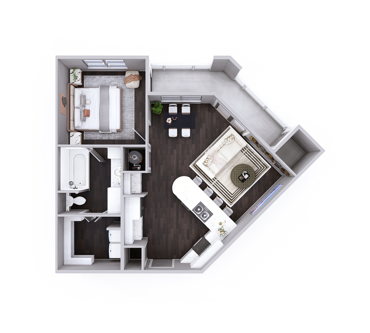 The Hamilton - Diagram, Floor Plan
