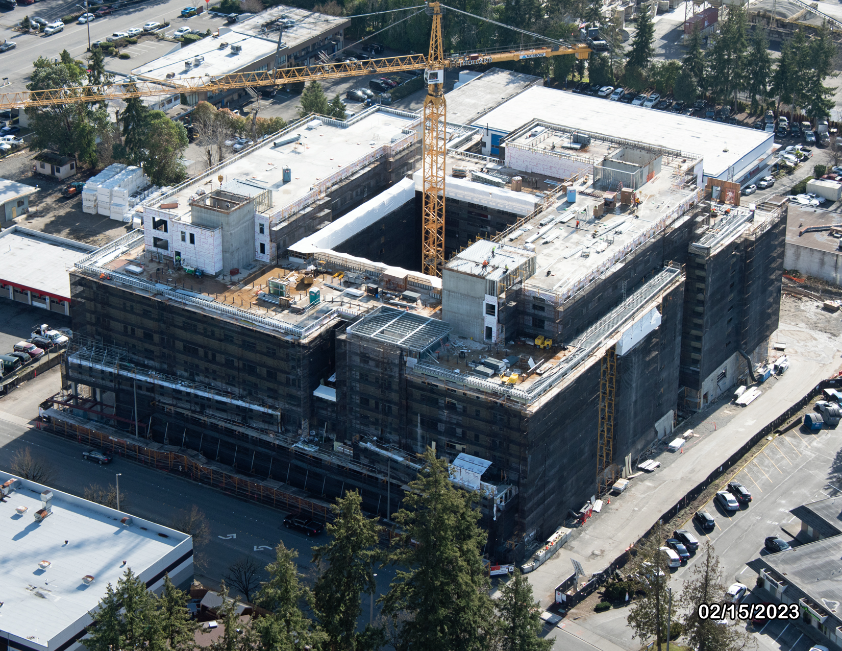 Holland Residential - Construction, Construction Crane, Building